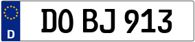 Truck License Plate